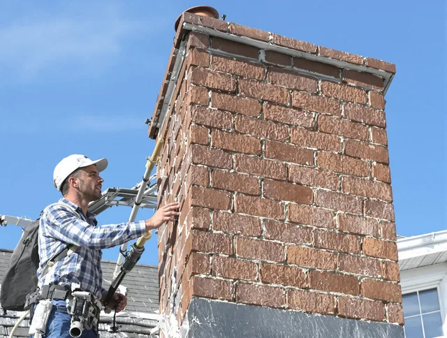 Brickwork for a chimney rebuild by Placentia Chimney Sweep in Placentia, CA