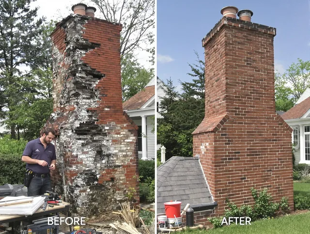 Placentia Chimney Sweep performing a full chimney restoration in Placentia, CA