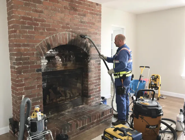 Placentia Chimney Sweep expert performing detailed chimney sweep in Placentia, CA