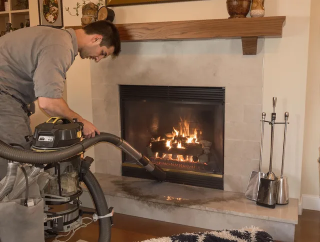 Routine fireplace upkeep by Placentia Chimney Sweep in Placentia, CA