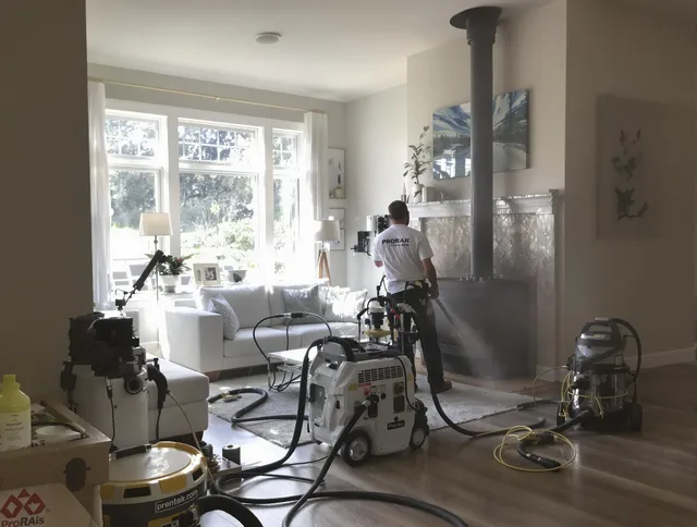 Soot removal service by Placentia Chimney Sweep for a fireplace in Placentia, CA